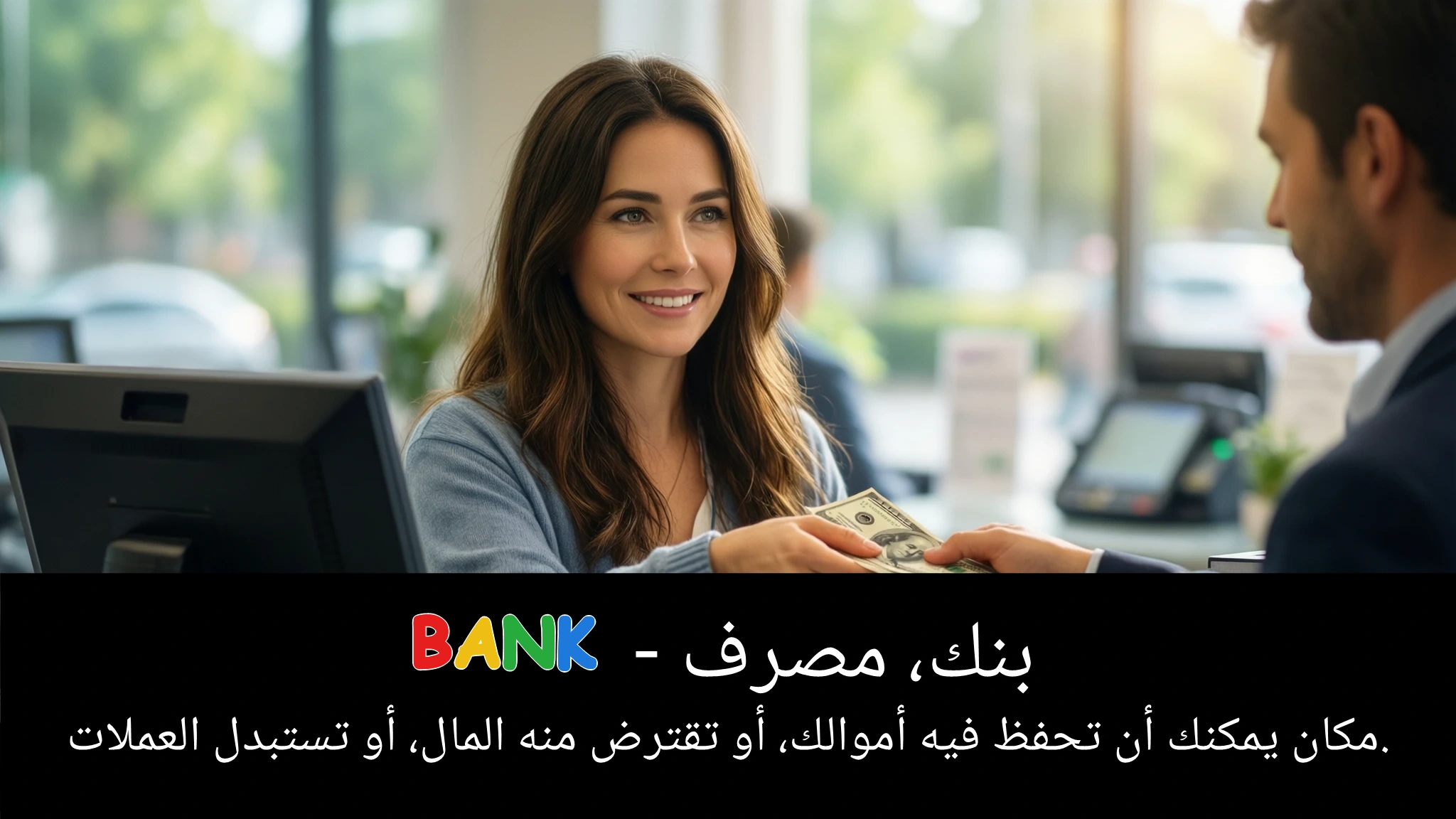 Arabic Illustration for bank